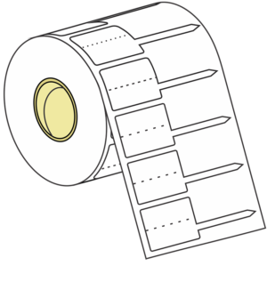 ETIQUETAS JOYERIA 100*15*2500 POLIPROPILENO
